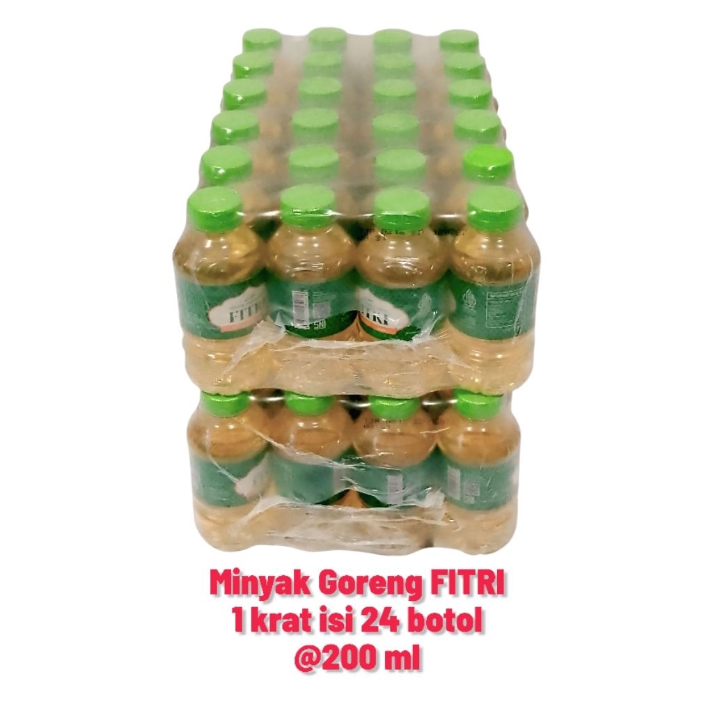 

Minyak Goreng Sawit 1 krat (24 botol @200 ml)