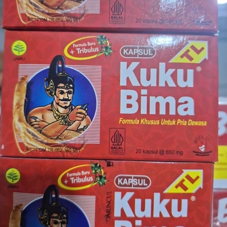 Kapsul KukuBima TL + Tribulus Sidomuncul Isi 20 Kapsul