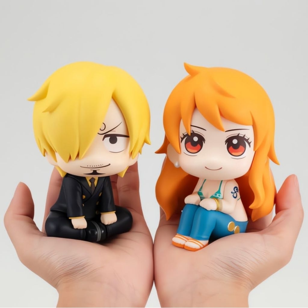 Action Figure Sanji Nami One Piece Look Up Megahouse