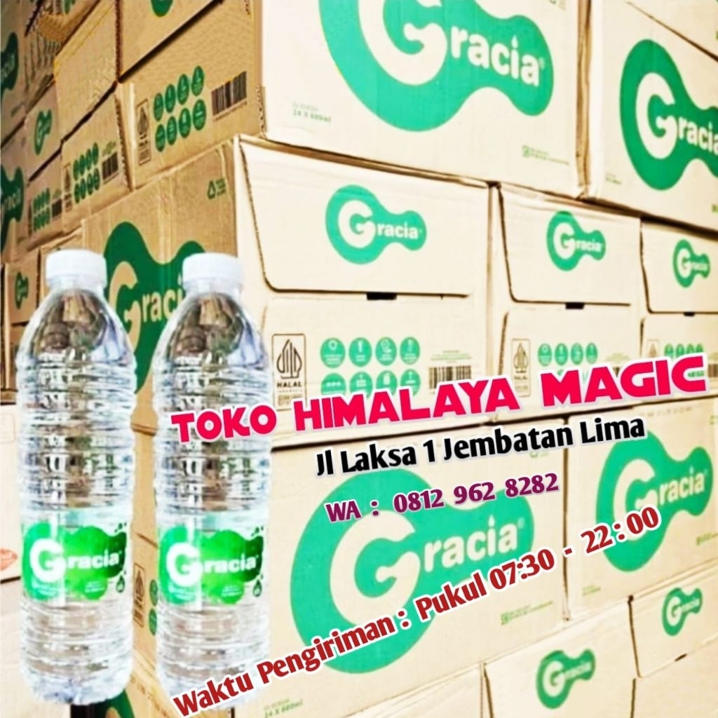 

Air minum Gracia 600 ml 1 Karton