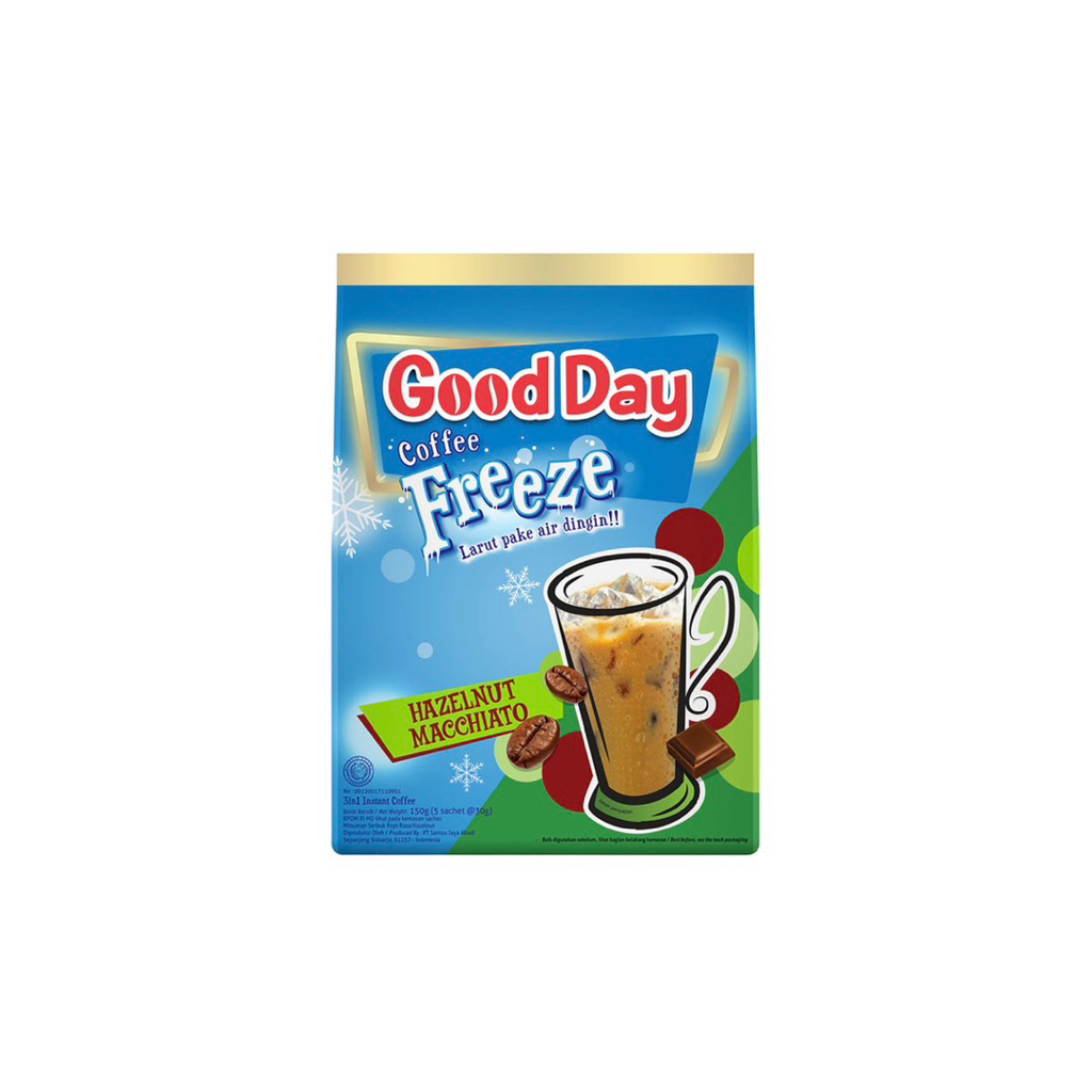

Good Day Kopi Freeze Hazelnut Macchiato Sachet 5x30 gr