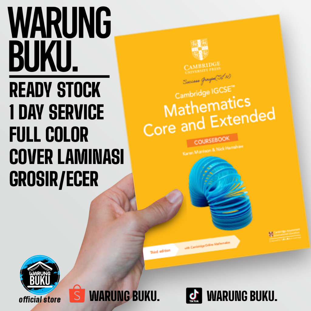 

Buku Cambridge IGCSE Math Core & Extended Coursebook 3rd Edition