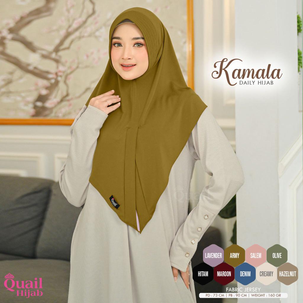 Quail Hijab - KAMALA HIJAB INSTAN ORI QUAIL JERSEY PREMIUM