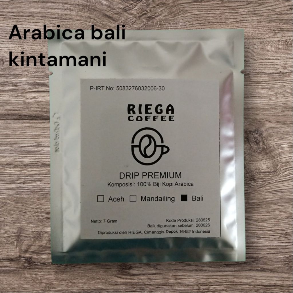 

Kopi Drip Arabica Bali Kintamani 7gram, beli 2 gratis 1, tanpa ampas dan gula