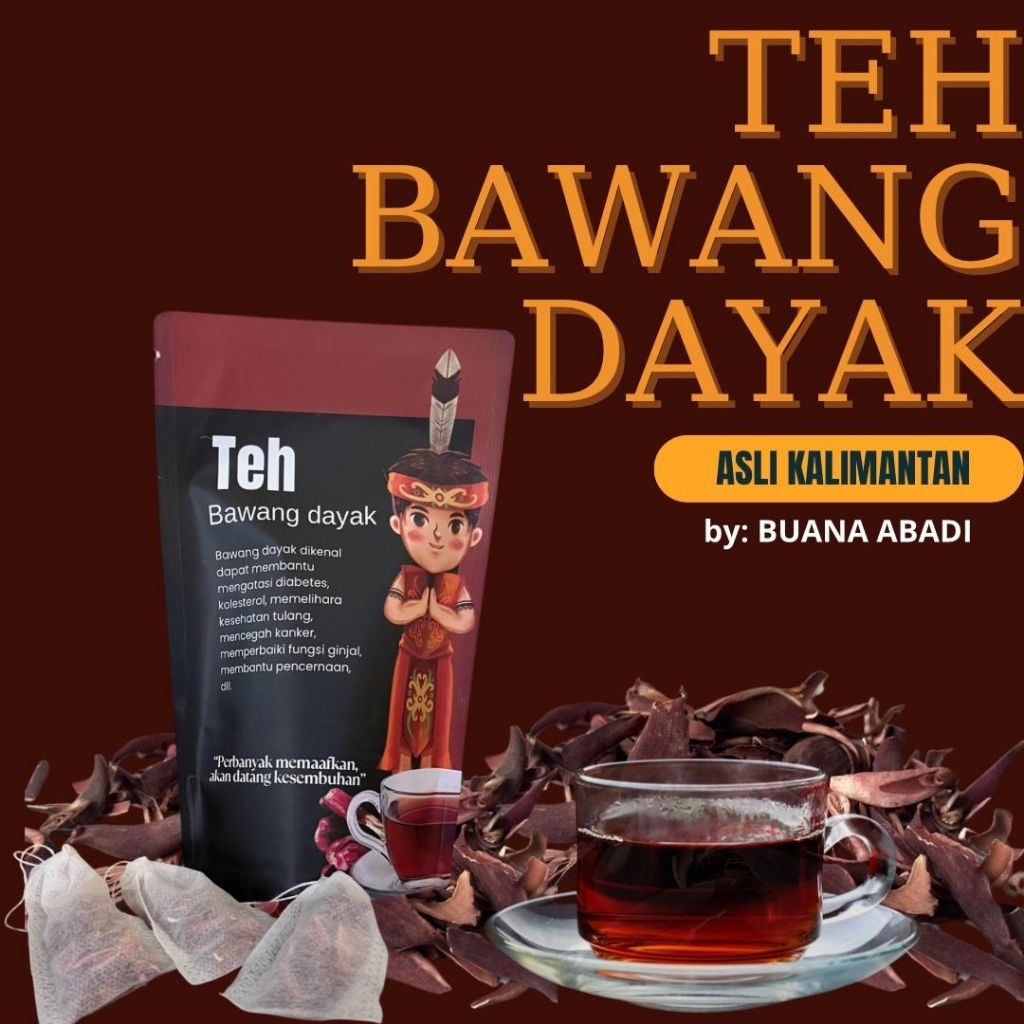 

Teh Bawang Dayak asli Kalimantan