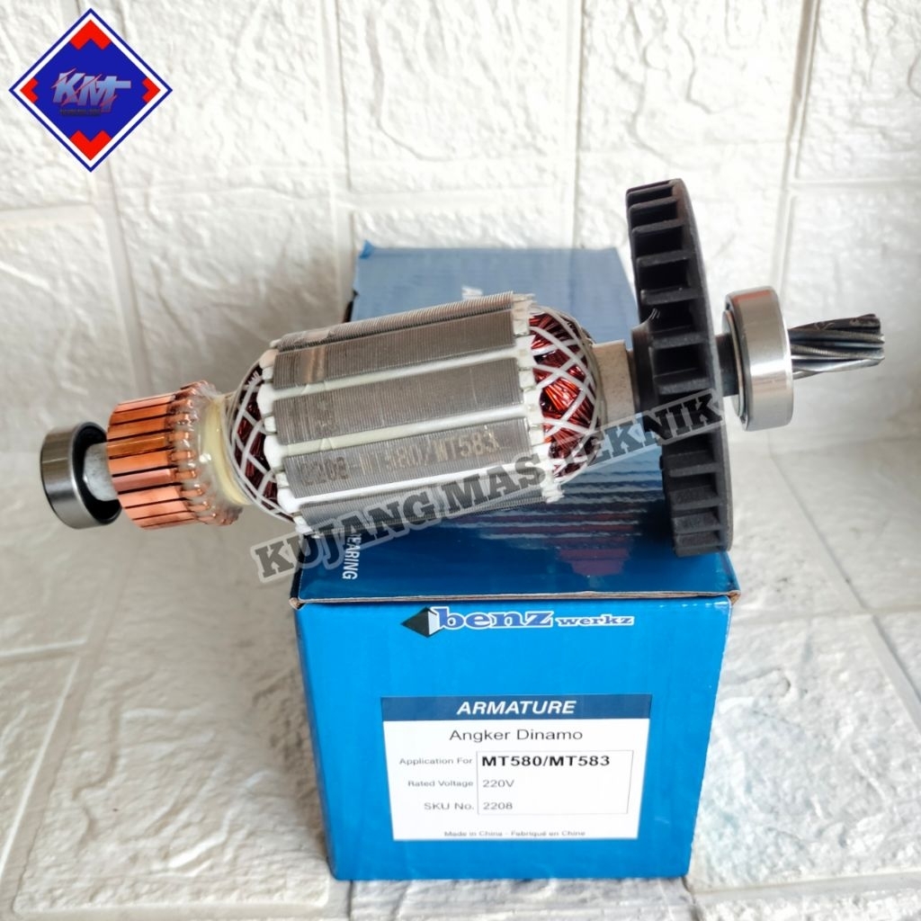 ARMATURE ANGKER MAKTEC MT580 / MT583 MESIN SIRKEL MAKTEC MT 580 / MT 583 ROTOR MT580 / MT583 SIRCULA