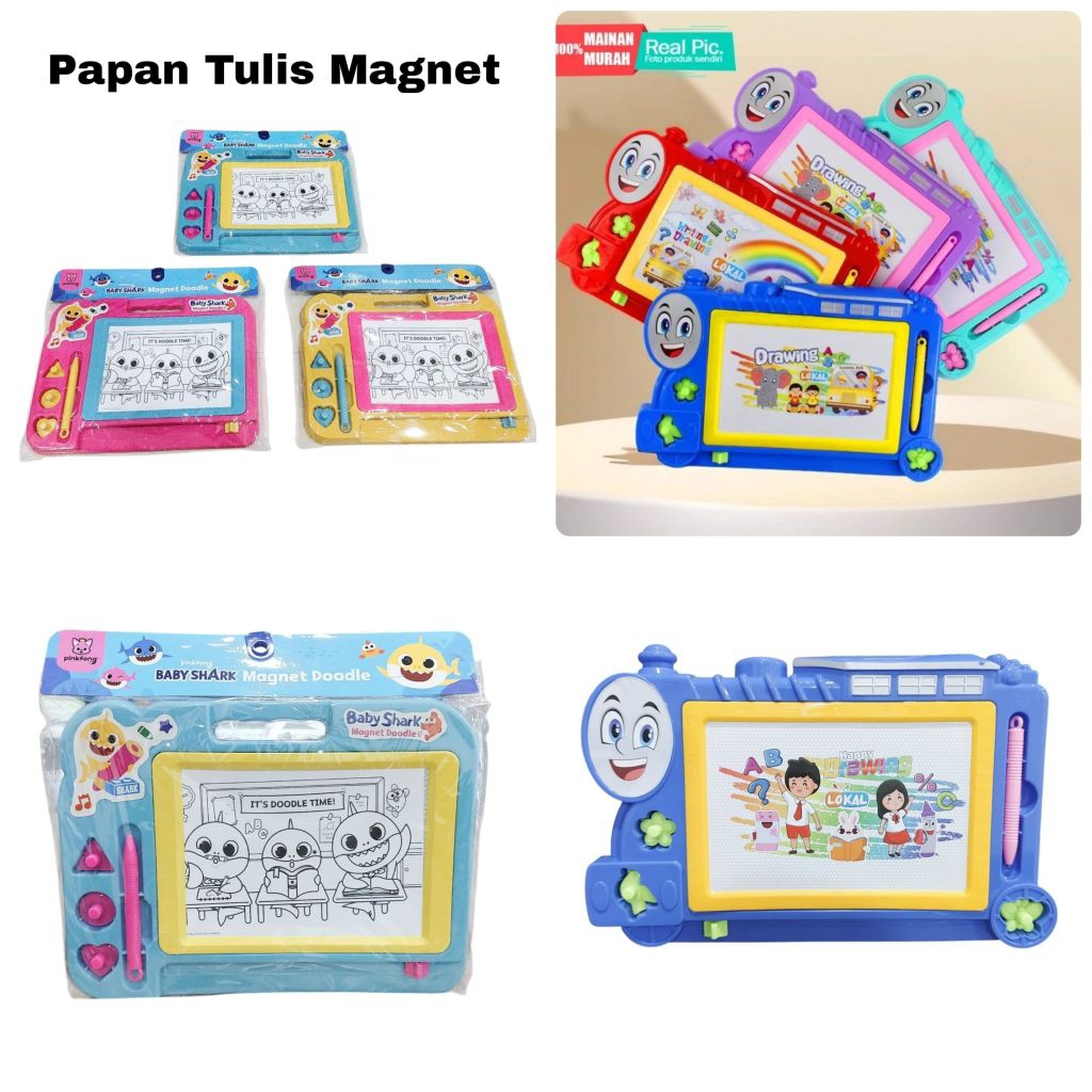 

1163 Papan Tulis Magnet Anak / Writing & Drawing Car WhiteBoard / Papan Tulis Magnetik kecil / Papan Tulis Mini Anak