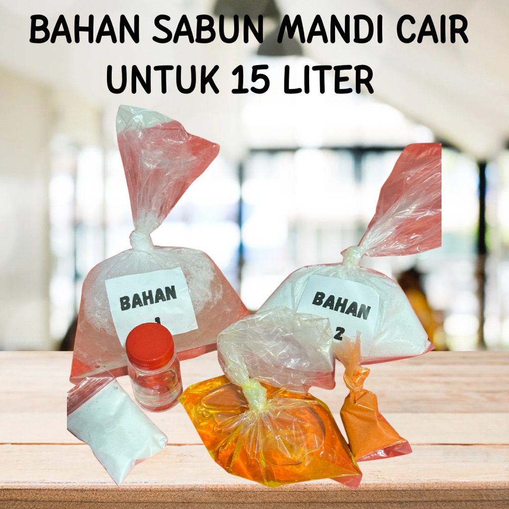 BAHAN BAKU SABUN MANDI CAIR JADI 15 LITER
