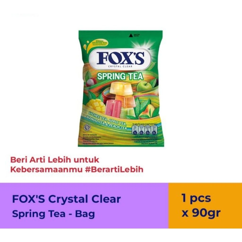 

FOX’S Spring Tea Bag 90 gram / permen foxs
