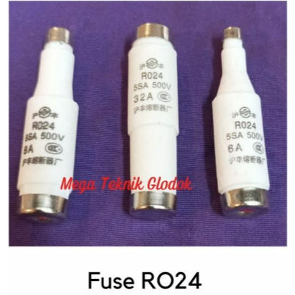 Fuse keramik RO24 / R024 ceramic fuse botol 500v