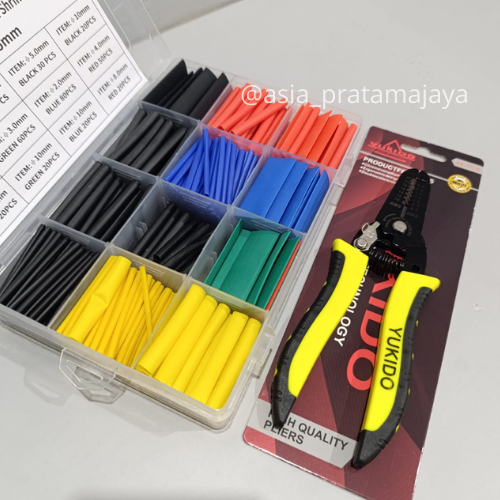 530 Heat Shrink Tube Isolasi Bakar Kabel Selang Bakar Selongsong Bakar / Heat Shrink Kabel Bakar Kon