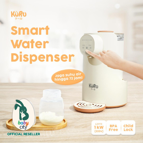 Kuru Smart Water Dispenser 2L | Pemanas Air Susu Bayi, Kopi & Teh | Dispenser Susu Sufor Otomatis