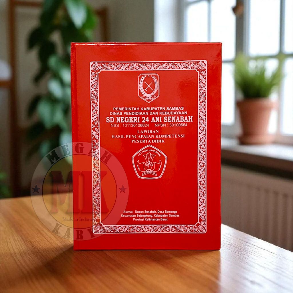 

[ MINIMAL ORDER 30 Pcs ] Map Raport K13 Sablon bahan Plastik japan mengkilap