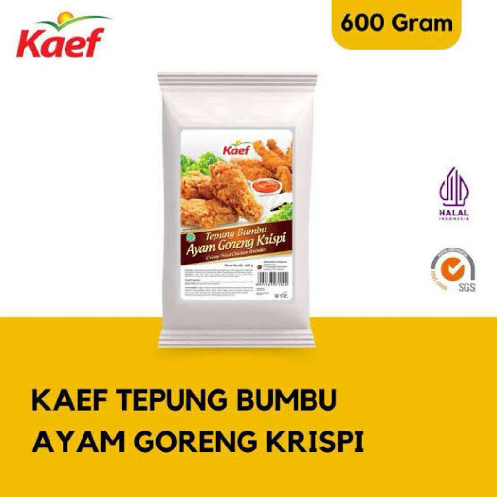 

Kaef Tepung Bumbu Ayam Goreng Krispi 600g