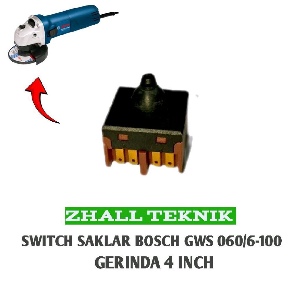 Switch Saklar Untuk GWS 060/6-100 Mesin gerinda Bosch GWS 060/6-100
