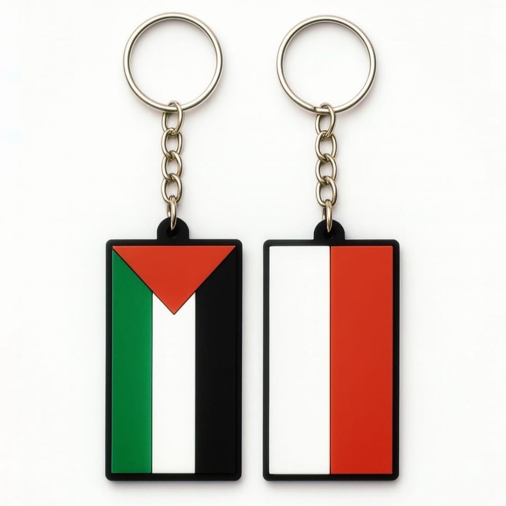 GANTUNGAN KUNCI KARET INDONESIA / GANTUNGAN KUNCI KARET PALESTINA