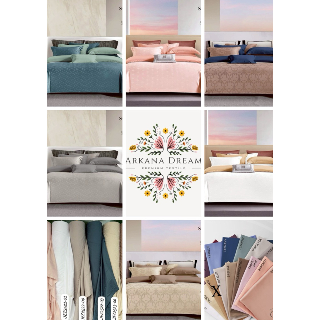 Sprei & Bed Cover EGYPTIAN COTTON 800TC / (FREE KARET ANTI GESER) SPREI HOTEL