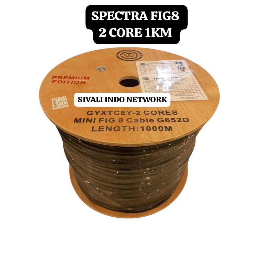 SPECTRA MINI FIG8 FIG 8 CORE 2 CORE 4 CORE 6 CORE 8 CORE 12 CORE PANJANG 1KM 1000M SPECTRA