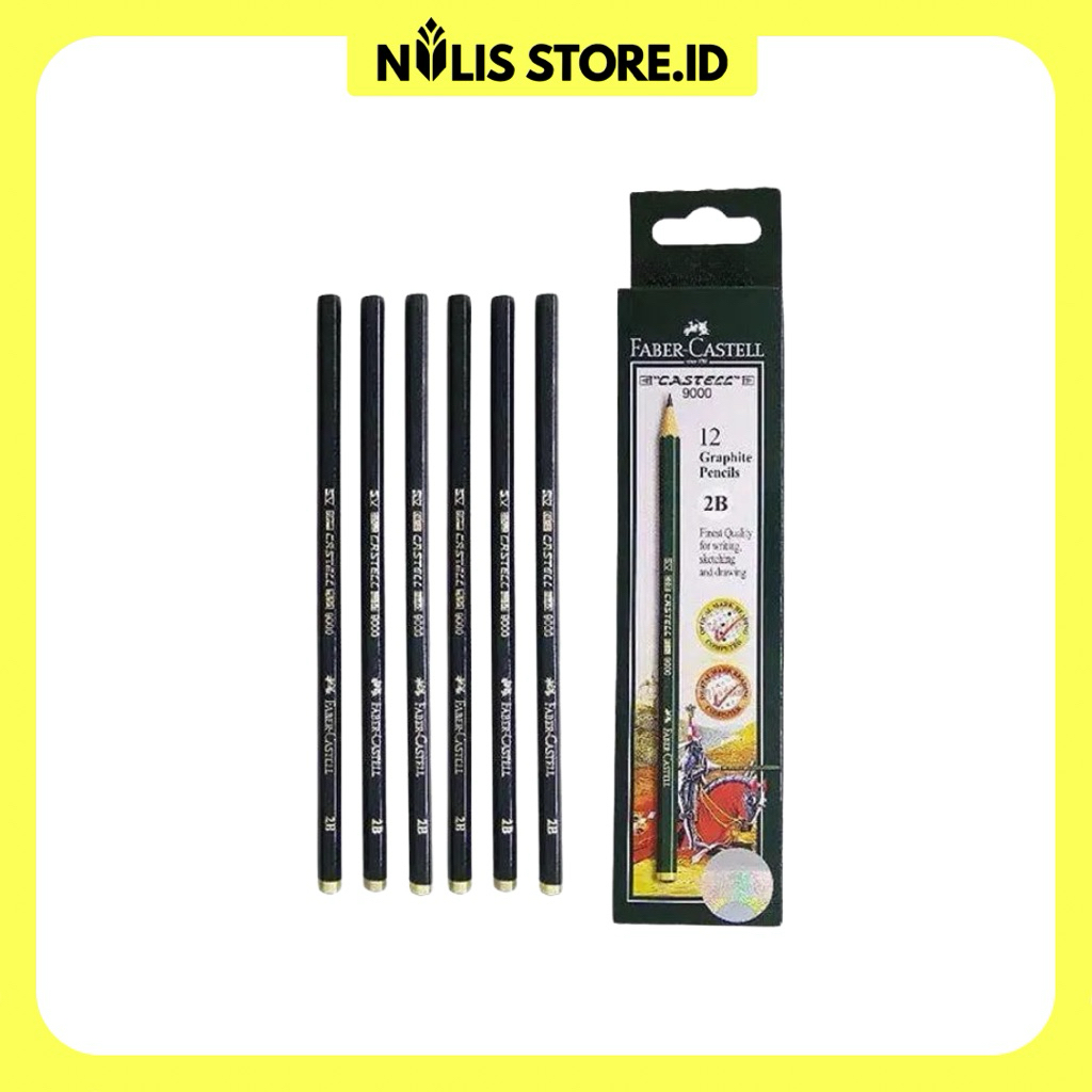 

NulisStore | Pensil Faber-Castell 2B (isi 12 pcs)