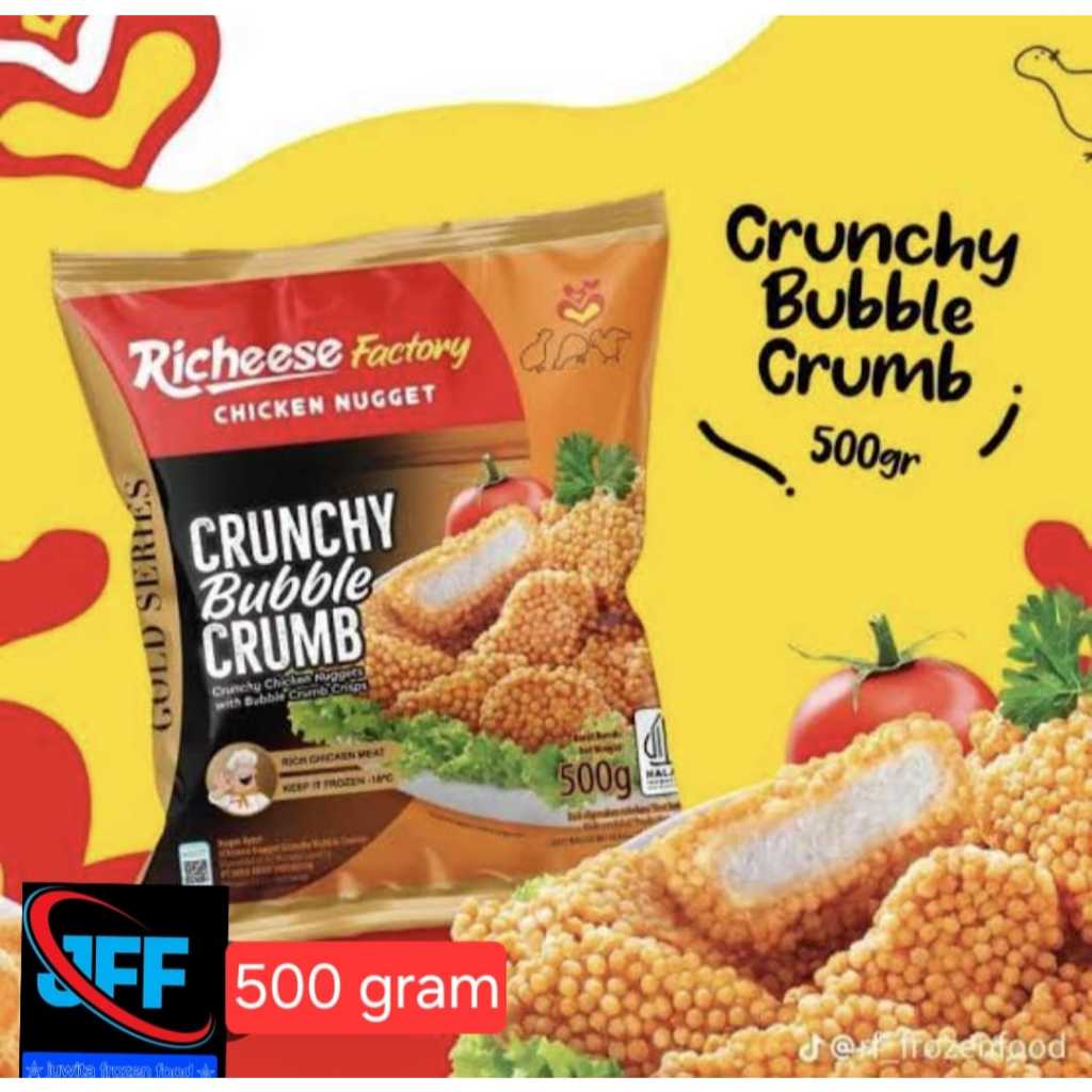 

RICHESEE CRUNCHY BUBBLE CRUMB 500GR