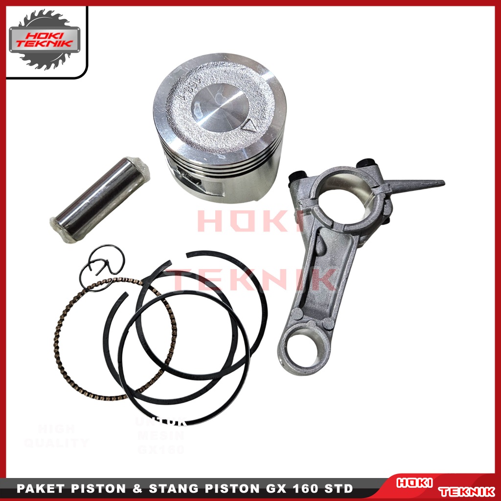 Paket Piston & Stang Piston Mesin Penggerak GX 160 STD