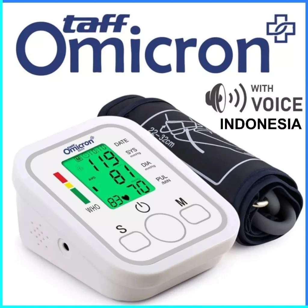 TENSIMETER DIGITAL OTOMATIS - Tensimeter Omicron / Alat Tensi Darah / Alat Cek Tekanan Darah / Alat 