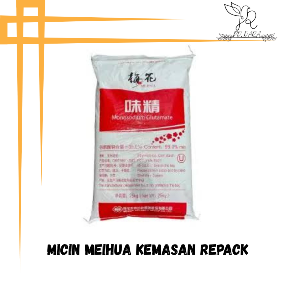 

MSG KASAR, PECIN, MICIN , Penyedap rasa, micin sasa, meihua micin curah, monosodium glutamat M40