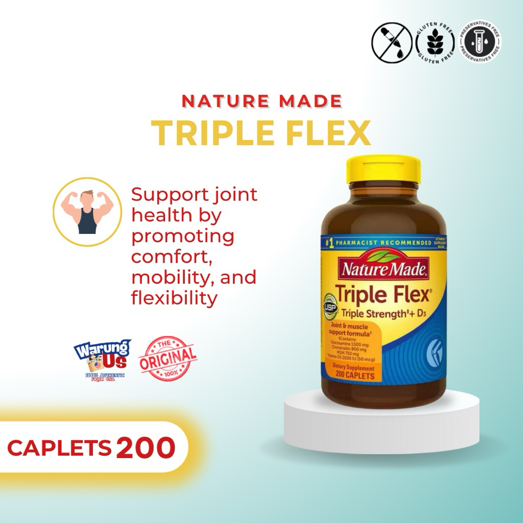 Nature Made Triple Flex (Import USA) 200caplets