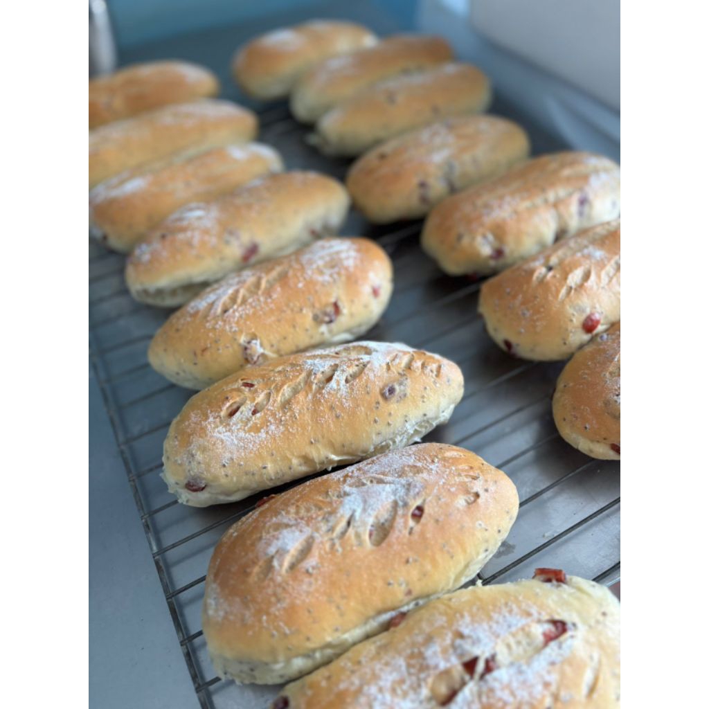 

Cranberry cheese dengan ragi alami