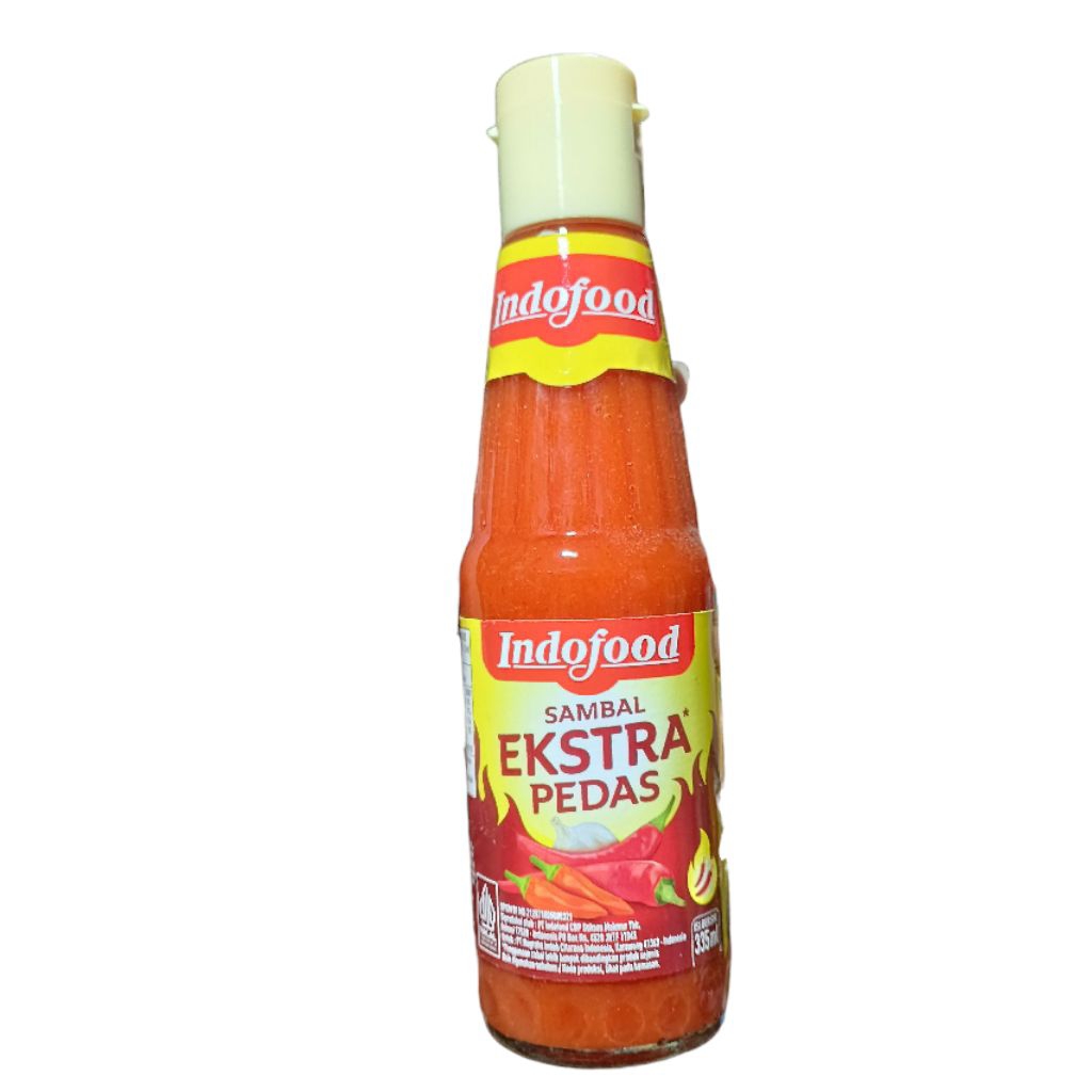 

Saus Sambal Extra Pedas Indofood Botol Kaca 335ml Saos Sambal Kentucky Kentaki