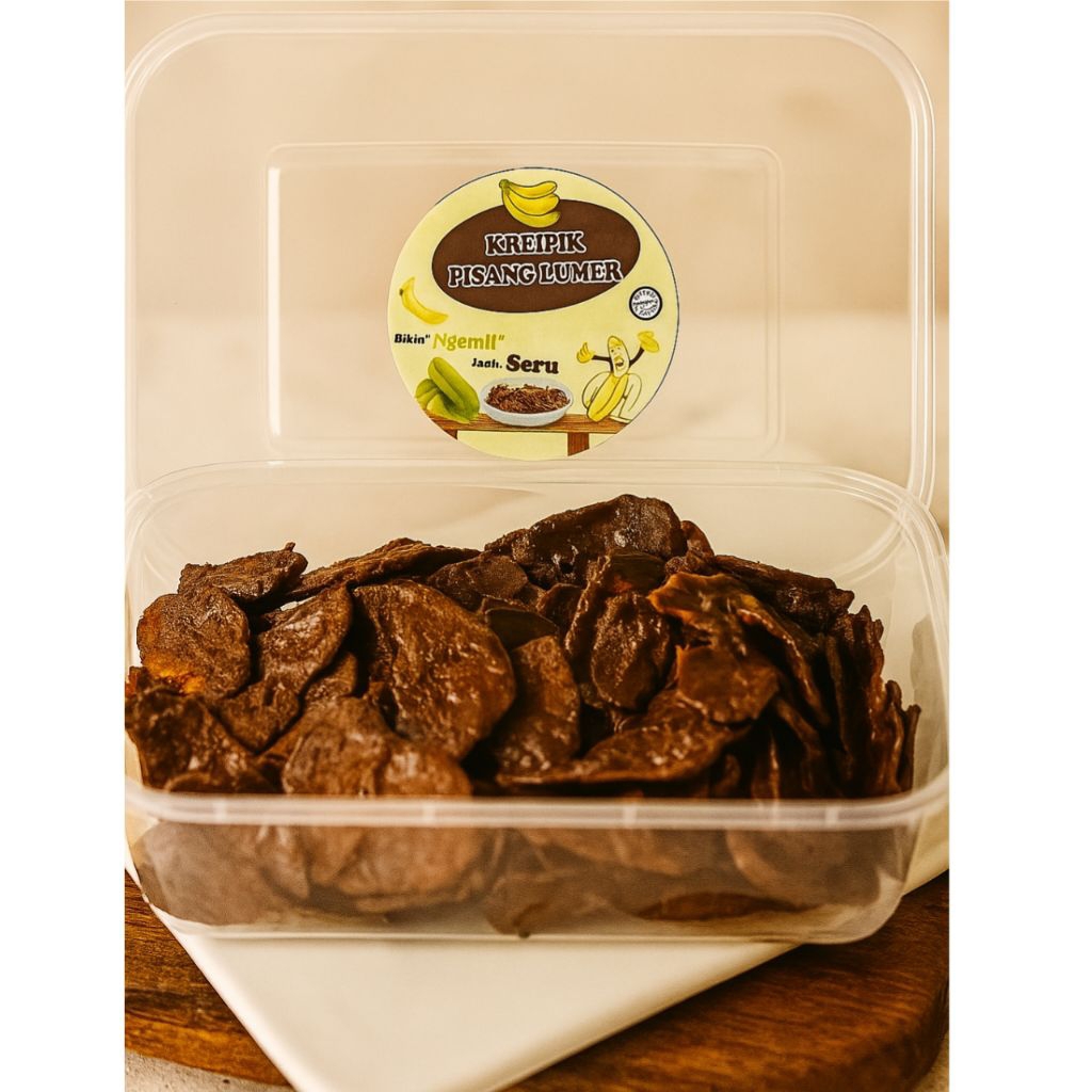 

Keripik Pisang Lumer 3 varian 650ml/250gr
