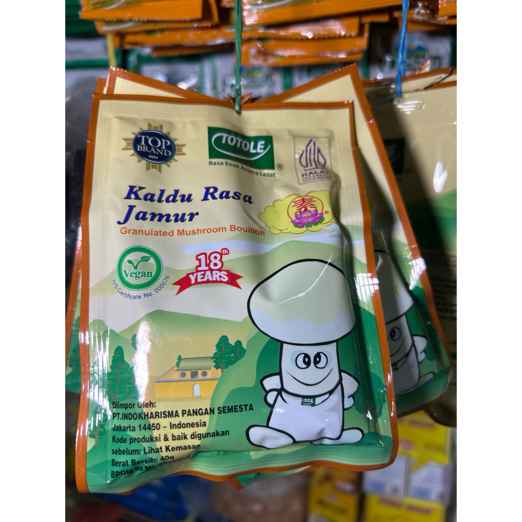 

Totole Kaldu Rasa Jamur 40gr 1 pak isi 20