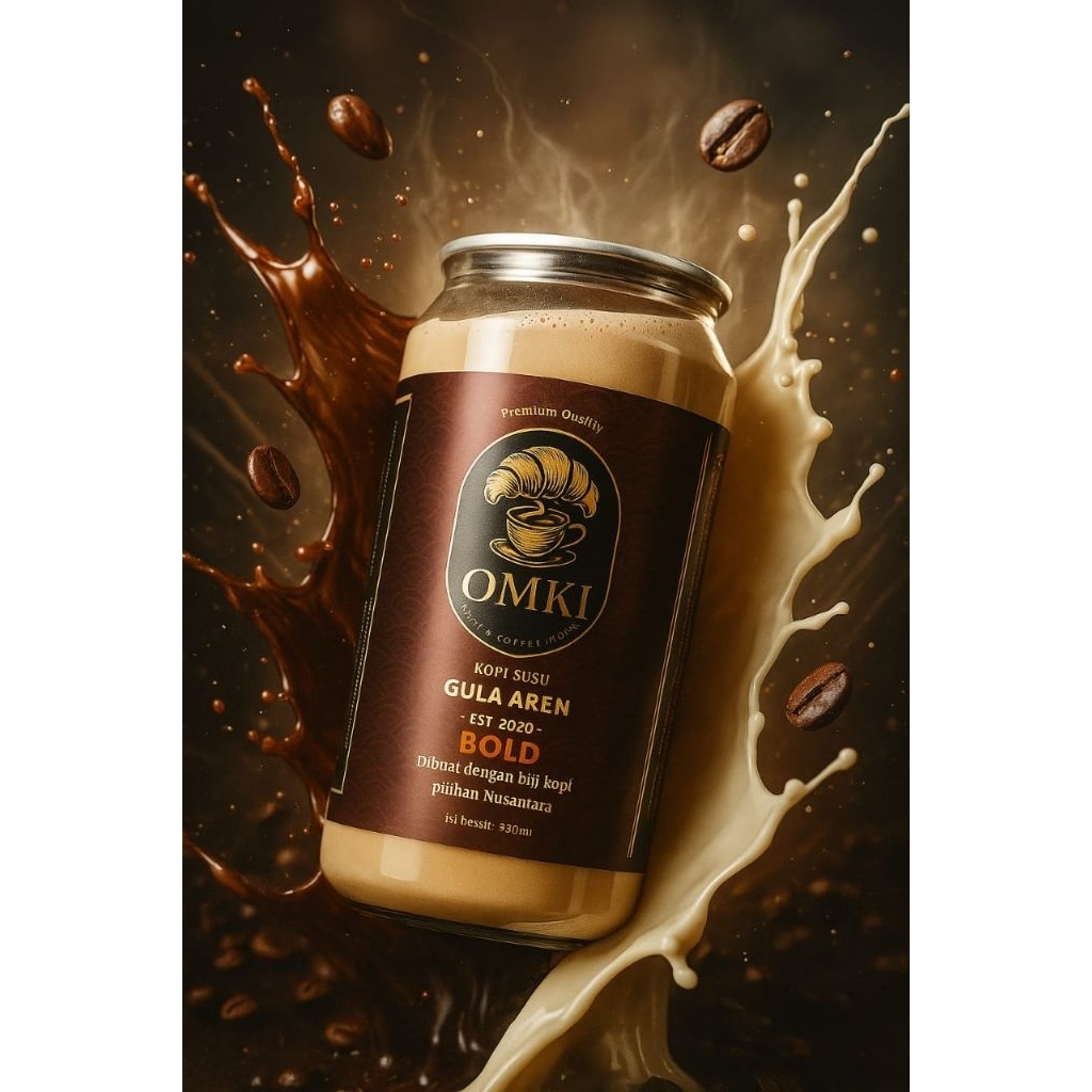 

OMKI kopi susu gula aren kaleng