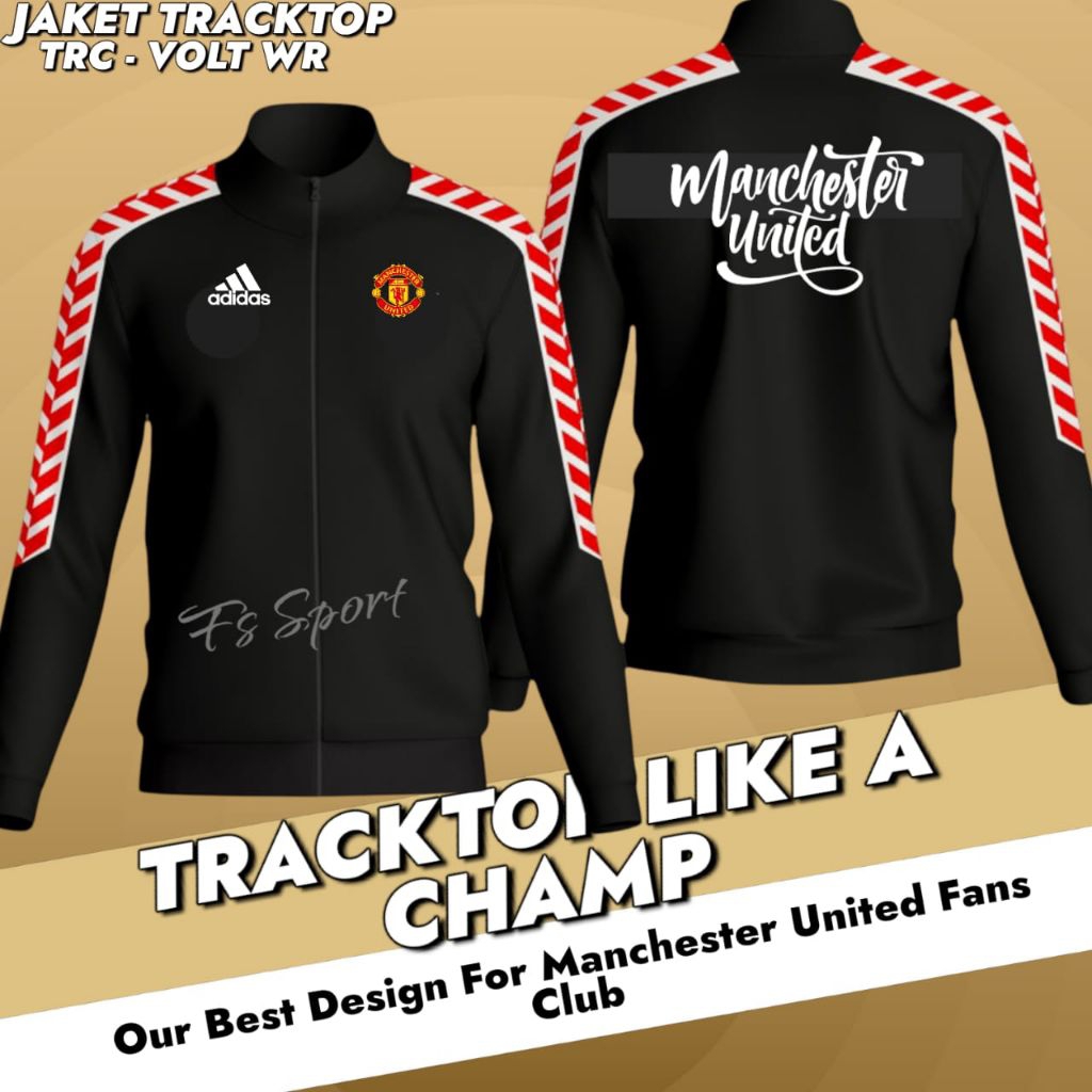 JAKET TRACKTOP MANCHESTER UNITED VOLT