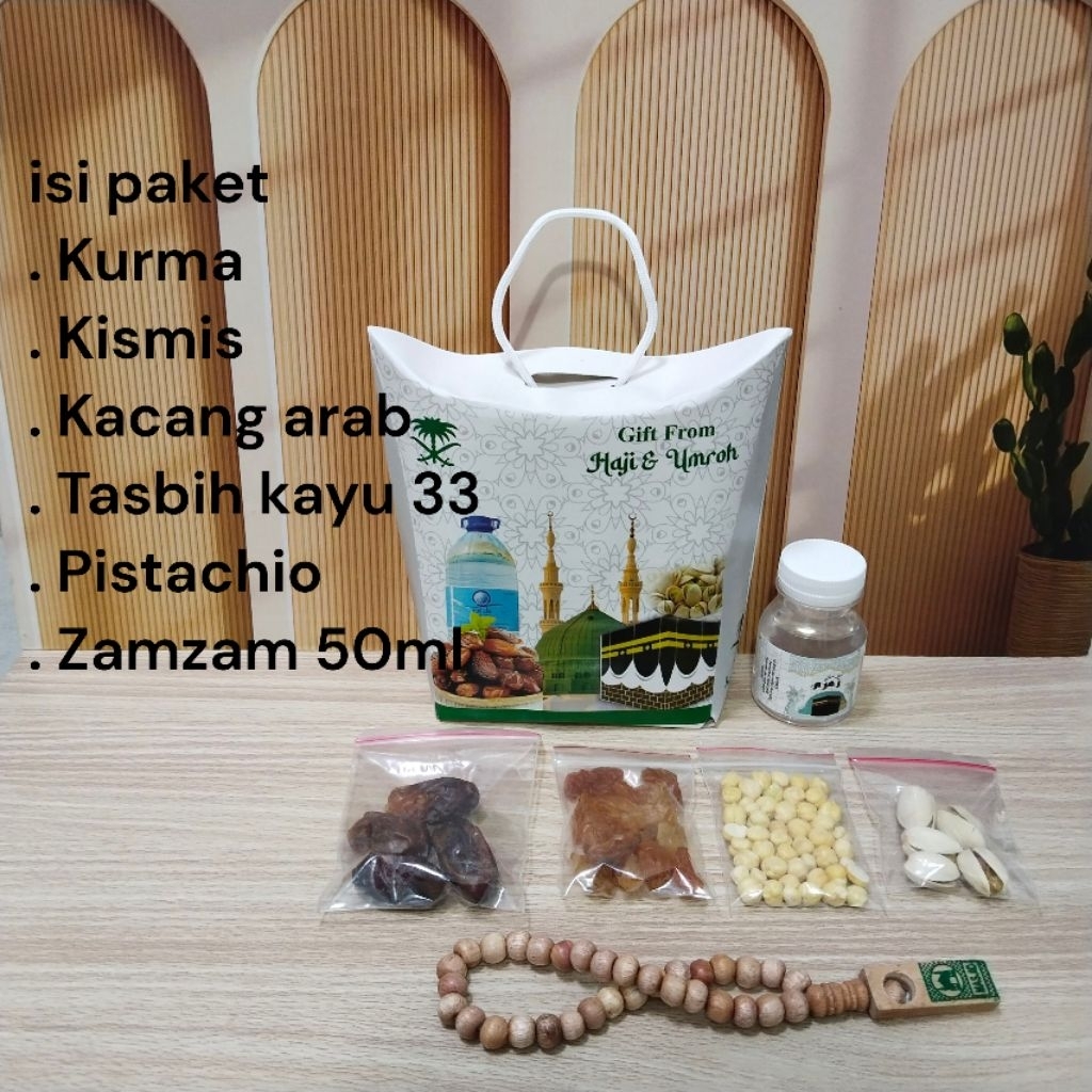 

Paket Oleh-Oleh Haji dan Umroh / Souvenir Makanan khas Arab