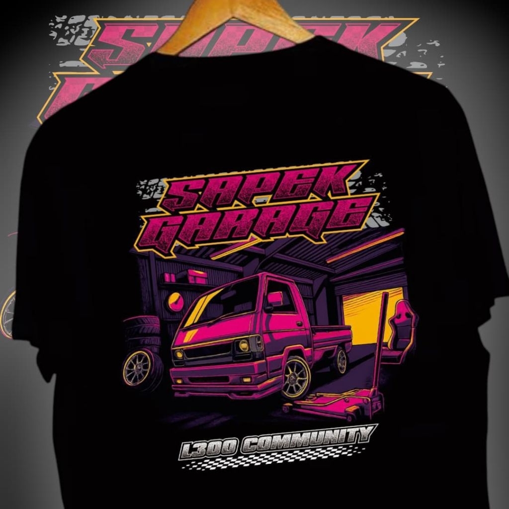 kaos pick up L300 sapek garage kaos mobil pick up kaos pria kaos murah