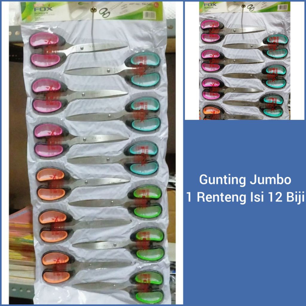 

Gunting Jumbo ( 1 Renteng Isi 12 Pcs )