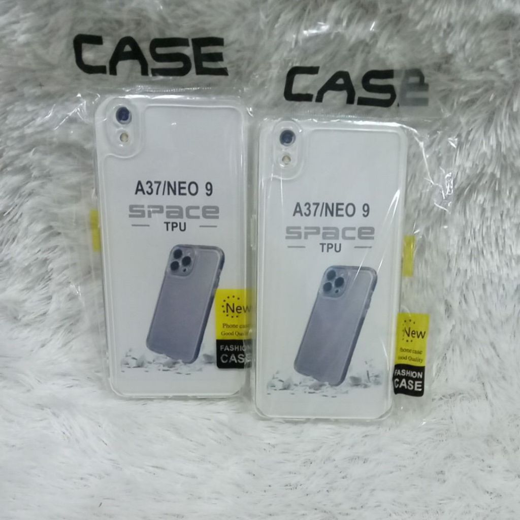 silicon case tpu sepace bening transparan oppo a37/a3s/a1k