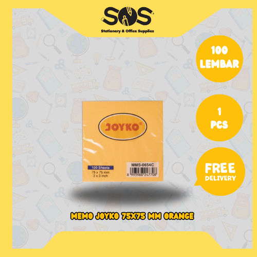 

Sticky Note Joyko MMS-0654 Orange 1 pcs