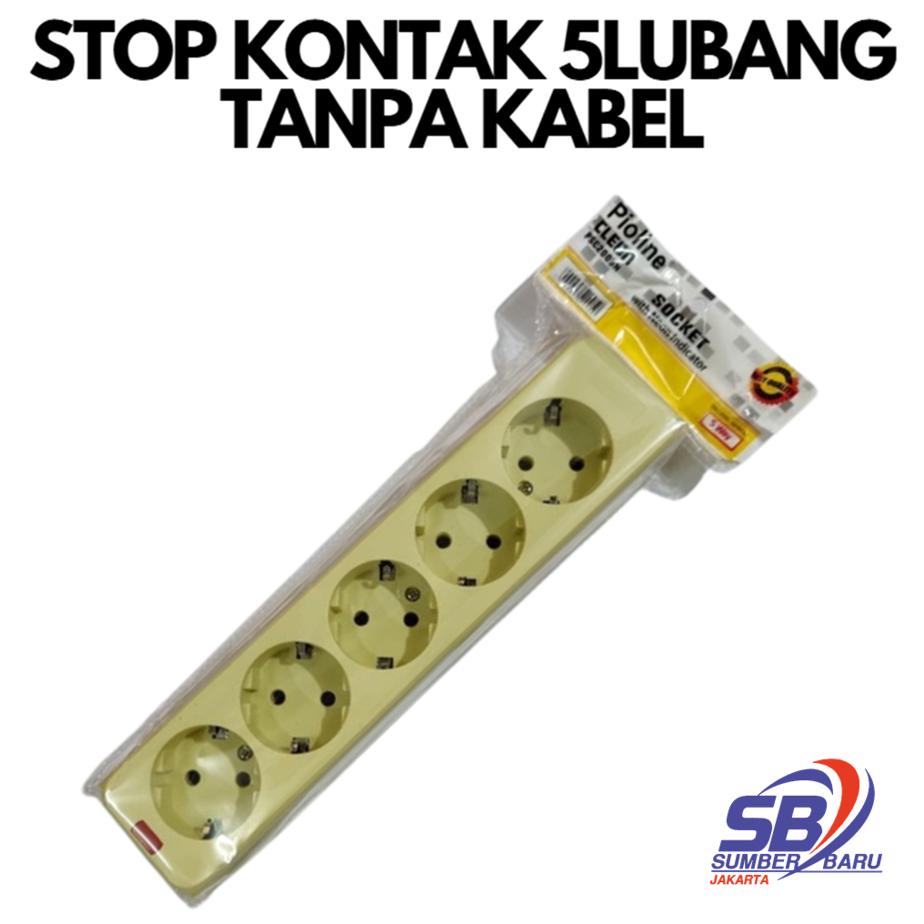 STOP KONTAK 5 LUBANG COLOKAN LISTRIK STOP KONTAK TANPA KABEL SBJ