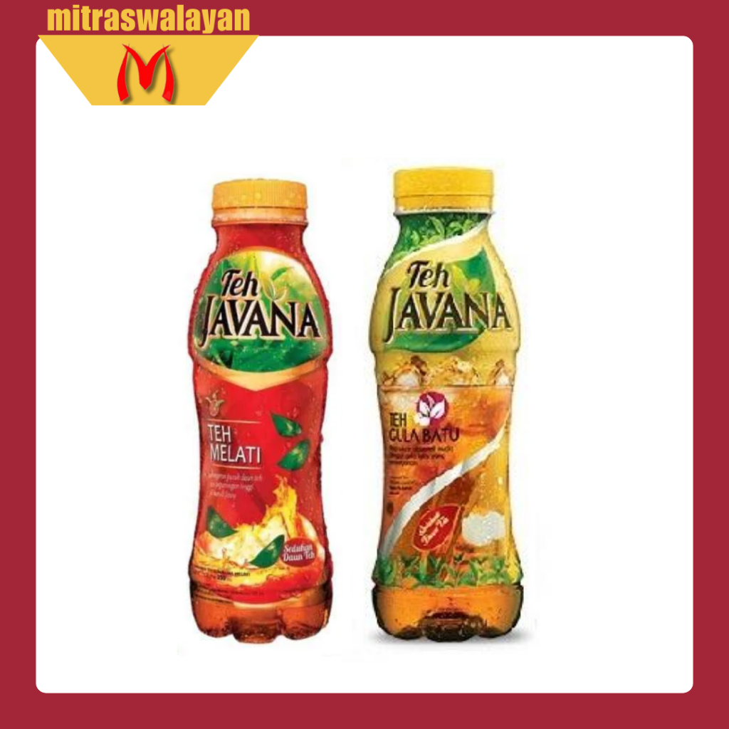 

Teh Javana Gula Batu Dan Original Kemasan Botol 350 ml