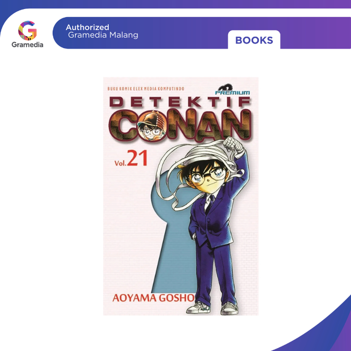 Gramedia Malang - Komik Detektif Conan Premium 21