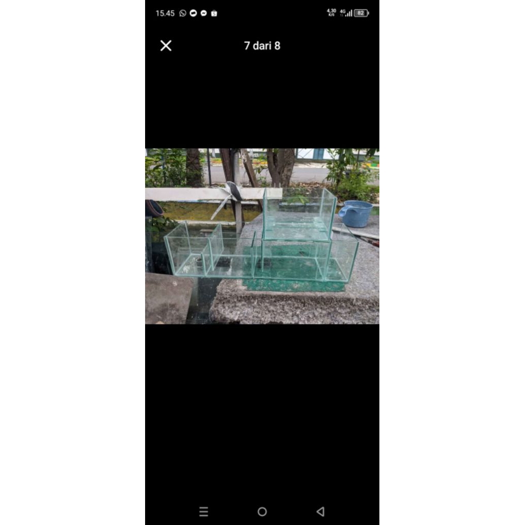 coustem filter talang kaca