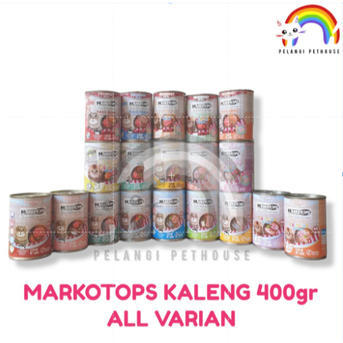 MARKOTOPS Kaleng Makanan Kucing Adult & Kitten Wet Food 1 dus 24pcs