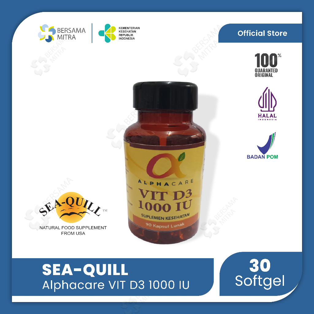 Sea Quill Alphacare D3 1000 30 Softgel