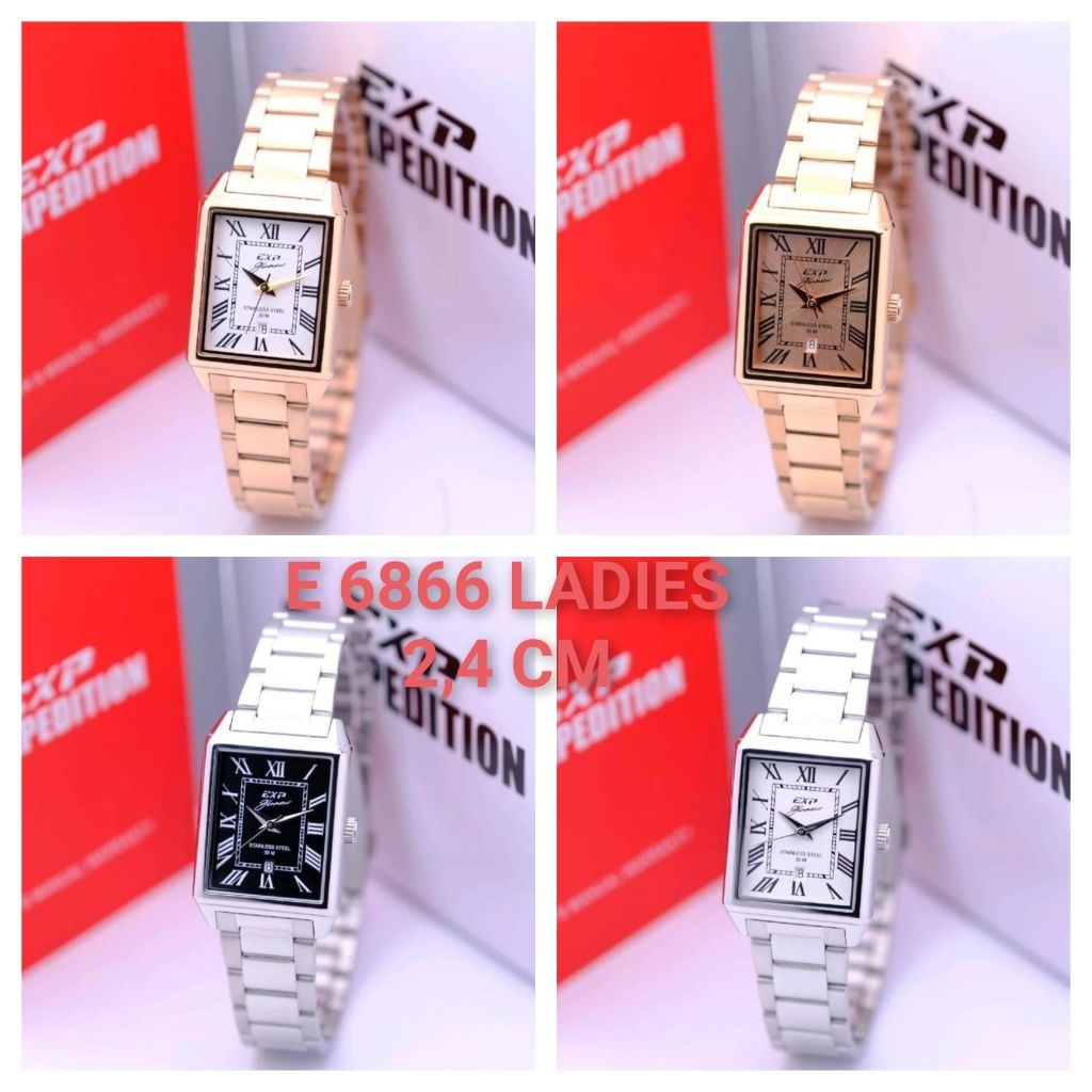 JAM TANGAN WANITA EXPEDITION E 6866 ORIGINAL GARANSI RESMI E6866