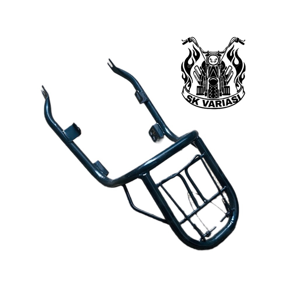Behel Begel Backrack Cb Rak Belakang Honda Cb Glatik CB100 CB125 Hitam