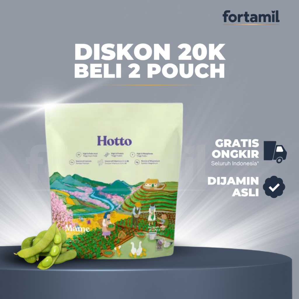 

Hotto Mame Pouch Official Store Multigrain with edamame 1 Pouch 12 Sct