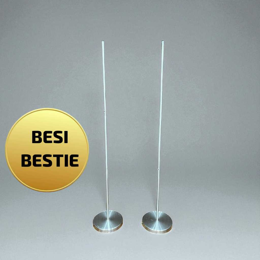 

Dqueen Florist - Standing Besi Sepasang – Tiang Penyangga untuk Dekorasi Pita Peresmian - Grand Opening - Acara