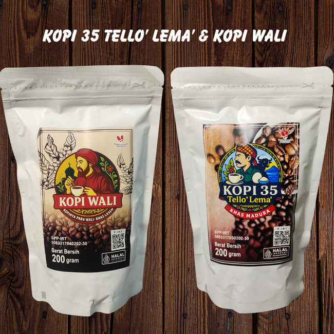 

KOPI WALI LASEM, KOPI 35 MADURA, KOPI TAHES KHAS LASEM, KOPI NENEK MOYANG - KOPI BUBUK TRADISIONAL KHAS NUSANTARA | 200 GR | RASA KUAT, PEKAT, NIKMAT